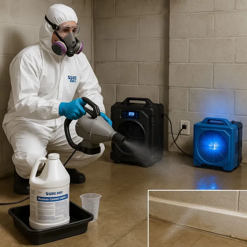 Sanitization and Odor Removal process in Evans, GA