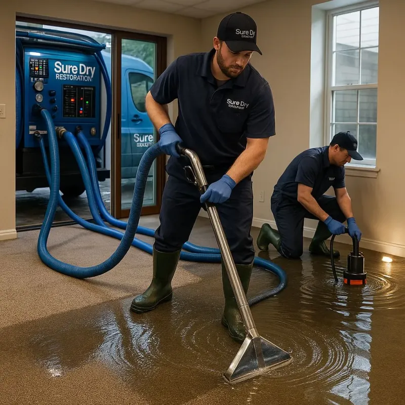 Water Extraction and Removal process in Evans, GA